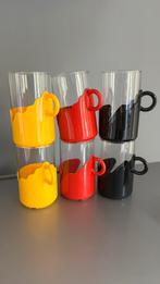 Retro theeglazen (6), Huis en Inrichting, Glas of Glazen, Ophalen of Verzenden, Overige stijlen, Glas