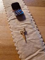 Gouden hanger bedel schaartje, Ophalen of Verzenden, Zo goed als nieuw, 17 tot 18, Dame