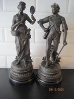 2 Bronzen beelden, Antiek en Kunst, Verzenden