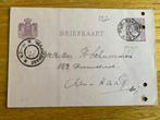 Briefkaart uit 1895 kleinrond Wilhelminadorp, Postzegels en Munten, Brieven en Enveloppen | Nederland, Verzenden, Briefkaart