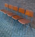 Vintage school stoelen, Huis en Inrichting, Stoelen, Ophalen, Gebruikt, Vijf, Zes of meer stoelen