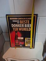 Gouden Carolus Reclamebord, Ophalen of Verzenden, Gebruikt, Reclamebord