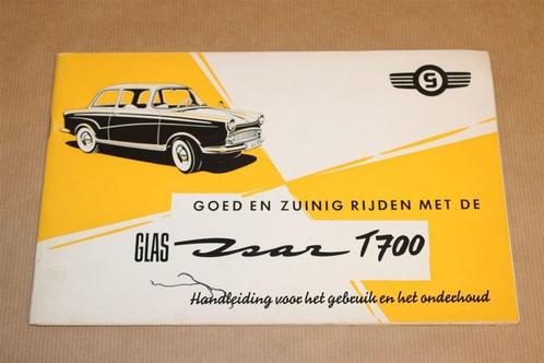 Handleiding Glas Isar T 700 - 1963 !!, Auto diversen, Handleidingen en Instructieboekjes, Ophalen of Verzenden