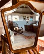 Vintage spiegel facet geslepen glas | Spiegel hout, Ophalen, Gebruikt, Baambrugge, Minder dan 100 cm