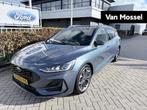 Ford Focus Wagon 1.5 EcoBlue ST Line X Automaat | Winter Pac, Auto's, Stof, Gebruikt, 4 cilinders, Blauw
