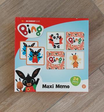 Maxi memo memoriespel van Bing  beschikbaar voor biedingen