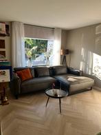 Goossens Leren Hoekbank - Donkergroen, Huis en Inrichting, Banken | Bankstellen, Ophalen, 250 tot 300 cm, 100 tot 125 cm, Hoekbank