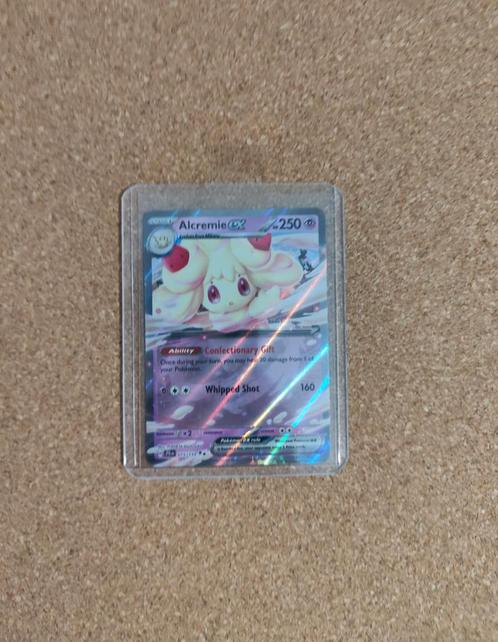 Alcremie Ex 075/159 Journey Together, Hobby en Vrije tijd, Verzamelkaartspellen | Pokémon, Nieuw, Losse kaart, Ophalen of Verzenden