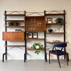 - Vintage wandmeubel •Poul Cadovius• -, Huis en Inrichting, Kasten | Wandmeubels, Gebruikt, ., Ophalen of Verzenden, .