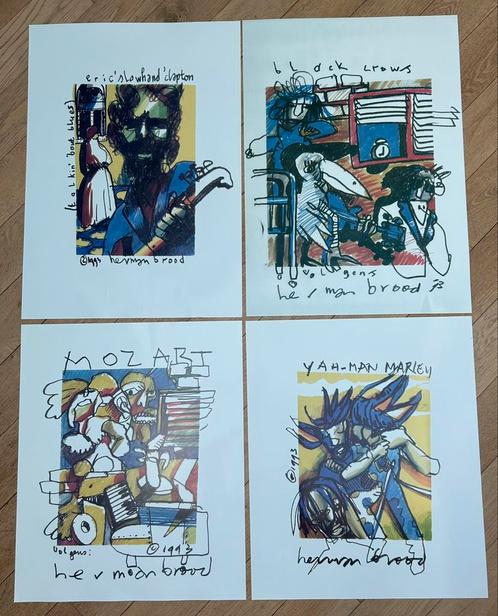 Herman Brood - Popserie, Verzamelen, Posters, Nieuw, Rechthoekig Staand, Ophalen of Verzenden