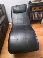 Lederen Chaise Lounge, Ophalen, Leer, Zo goed als nieuw, 75 tot 100 cm