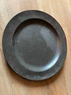 Antiek groot tinnen bord tin plate, Antiek en Kunst, Antiek | Tin, Ophalen of Verzenden