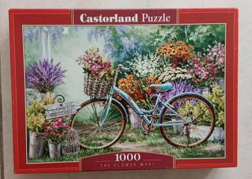 Puzzle Bloemenmarkt - 1000 stukjes (Bieden of Ruilen) beschikbaar voor biedingen