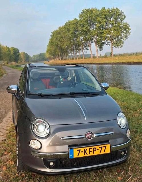 Mooie fiat 500C met o.a. xenon, retro lederen bekleding, Auto's, Fiat, Particulier, ABS, Airbags, Airconditioning, Bluetooth, Boordcomputer