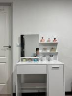 Dressing table - with mirror - make-up table - white, Huis en Inrichting, Tafels | Kaptafels, Ophalen, 100 tot 150 cm, 50 tot 100 cm