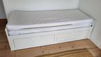 Ikea Brimnes 80x200 uitschuif bed, 2 lades, incl 1 matras., Huis en Inrichting, Slaapkamer | Bedden, Ophalen, Gebruikt, Eenpersoons