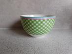 Kom 12,5 cm. Groen Ruit Lofjuuw, Ophalen of Verzenden, Zo goed als nieuw, Kom(men), Overige stijlen