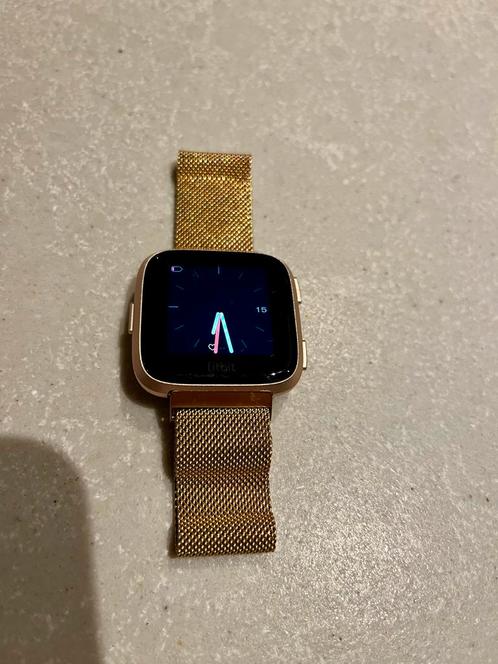 Fitbit Versa 2, Sieraden, Tassen en Uiterlijk, Smartwatches, Zo goed als nieuw, Android, Roze, Hartslag, Ophalen of Verzenden