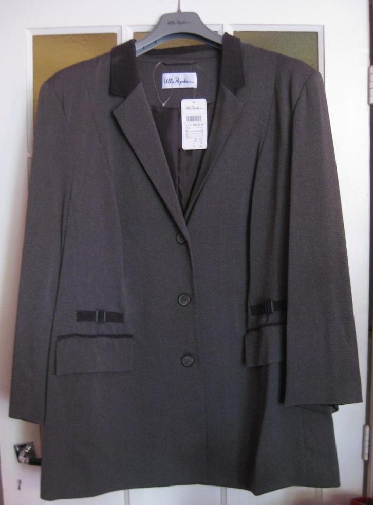 Jasje / colbert antraciet grijs / Ulla Popken maat 58 - 60, Kleding | Dames, Grote Maten, Nieuw, Jasje of Colbert, Grijs, Ophalen