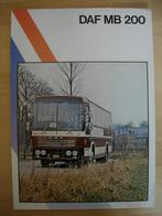 DAF MB200 Bus Brochure 1976 – Buschassis, Ophalen of Verzenden, Zo goed als nieuw, Overige merken, DAF