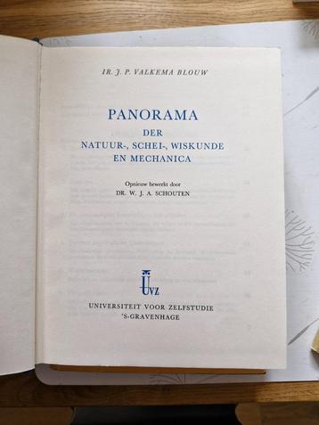 panorama der natuur- schei- wiskunde en mechanica beschikbaar voor biedingen
