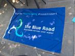 Scheepvaart vlag the blue road, Ophalen of Verzenden, Zo goed als nieuw, Reclamebord