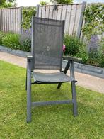 Tuinstoelen 4 stuks standenstoel Bois le duc, Tuin en Terras, Tuinstoelen, Ophalen, Gebruikt, Aluminium, Inklapbaar