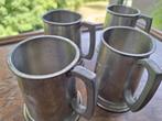 4  Campbell's pewter kannetje's, Antiek en Kunst, Antiek | Tin, Ophalen