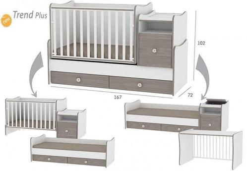 5 in 1 ledikant met schommelfunctie GRATIS LEVERING, Kinderen en Baby's, Kinderkamer | Complete kinderkamers, Nieuw, Jongetje of Meisje