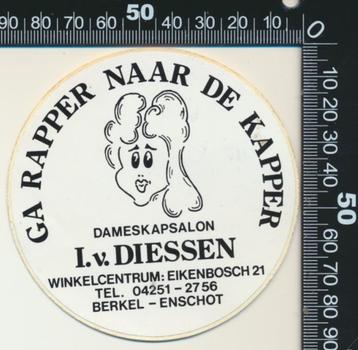 Sticker: Dameskapsalon Diessen - Berkel Enschot