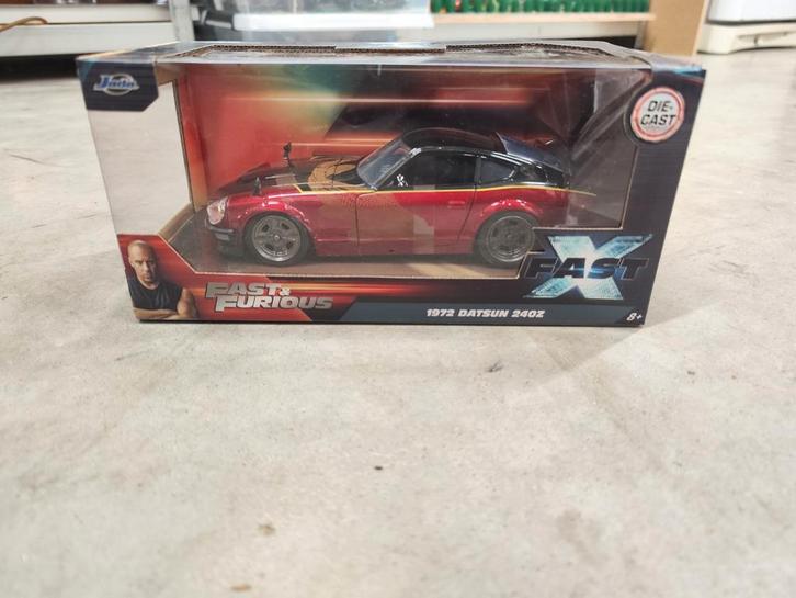 Jada Toys Fast & Furious 1972 Datsun 240Z, Hobby en Vrije tijd, Modelauto's | 1:18, Nieuw, Auto, Ophalen of Verzenden