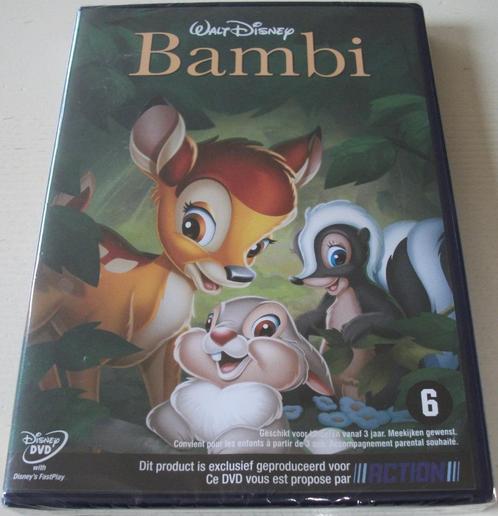 Dvd *** BAMBI *** Walt Disney Gouden Rugnummer 5 *NIEUW*, Cd's en Dvd's, Dvd's | Tekenfilms en Animatie, Nieuw in verpakking, Tekenfilm
