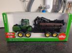 John deere uitrijwagen 1:50 Bosbouw siku britains, Hobby en Vrije tijd, Modelauto's | 1:50, Ophalen of Verzenden, Zo goed als nieuw