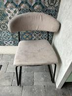 eetkamerstoel met stoffen bekleding, Huis en Inrichting, Stoelen, Ophalen, Gebruikt, Metaal, Eén