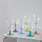 Mix & match setje wijnglazen Luminarc vintage roze paars, Verzamelen, Glas en Borrelglaasjes, Ophalen of Verzenden, Zo goed als nieuw
