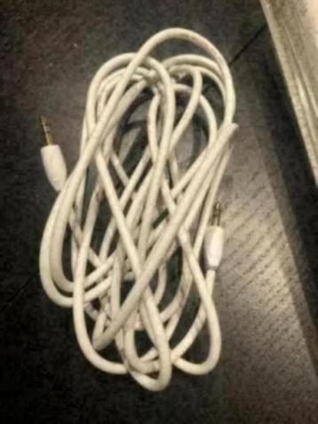 Bandridge 3,5mm Jack stereo audio kabel - wit - 3m €4,99 beschikbaar voor biedingen