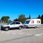 Prachtige unieke Beyerland 390D uit 1996, Caravans en Kamperen, Treinzit, Particulier, Stabilisator, Beyerland