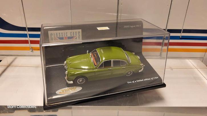 Vitesse Jaguar MK.2 Sherwood Green, Hobby en Vrije tijd, Modelauto's | 1:43, Zo goed als nieuw, Auto, Overige merken, Ophalen of Verzenden