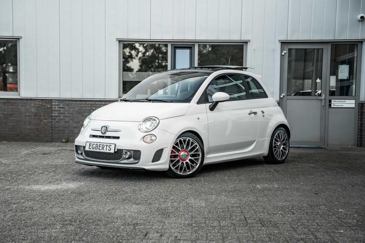 Abarth 595 | 1.4 160PK Turismo | Pano | Automaat (bj 2015), Auto's, Abarth, Bedrijf, Te koop, Airconditioning, Lederen bekleding