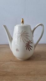 Vintage theepot met palmbladeren, Ophalen of Verzenden