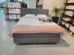 Showroommodel boxspring Axelsson Paris nu € 1750,00, Ophalen, 200 cm, Grijs, 160 cm