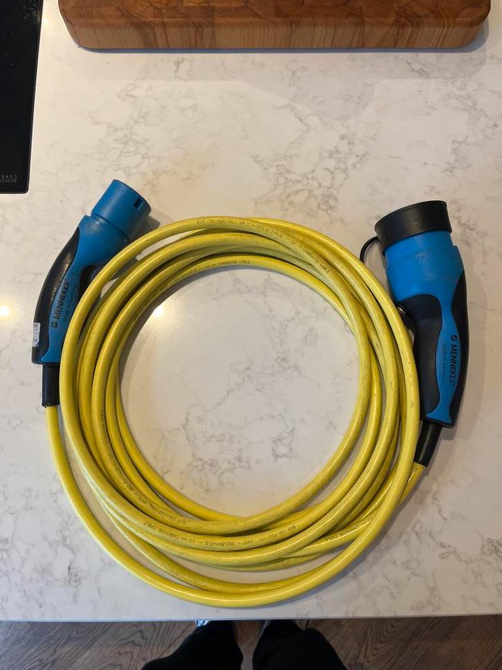 Mennekes Laadkabel - 8 Meter - Single Phase, Auto diversen, Laadpalen, Gebruikt, Laadkabel, Ophalen of Verzenden