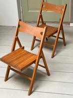 Kinder formaat houten klapstoel stoel hout stoelen vintage, Kinderen en Baby's, Gebruikt, Ophalen of Verzenden, Stoel(en)