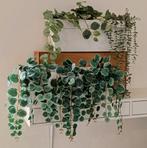 Twee Witte Elho Loft Urban Balkonbak 50X17 met nep plantjes, Ophalen, Zo goed als nieuw