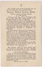 Pastoor Martinus Haring 1897 Rotterdam + 1945 Beverwijk, Verzamelen, Bidprentjes en Rouwkaarten, Verzenden, Bidprentje
