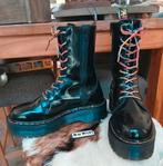 Dr. Martens Jadon Hi 40 - rainbow lak leer zwart - high, Zwart, Lage of Enkellaarzen, Ophalen of Verzenden, Dr. Martens