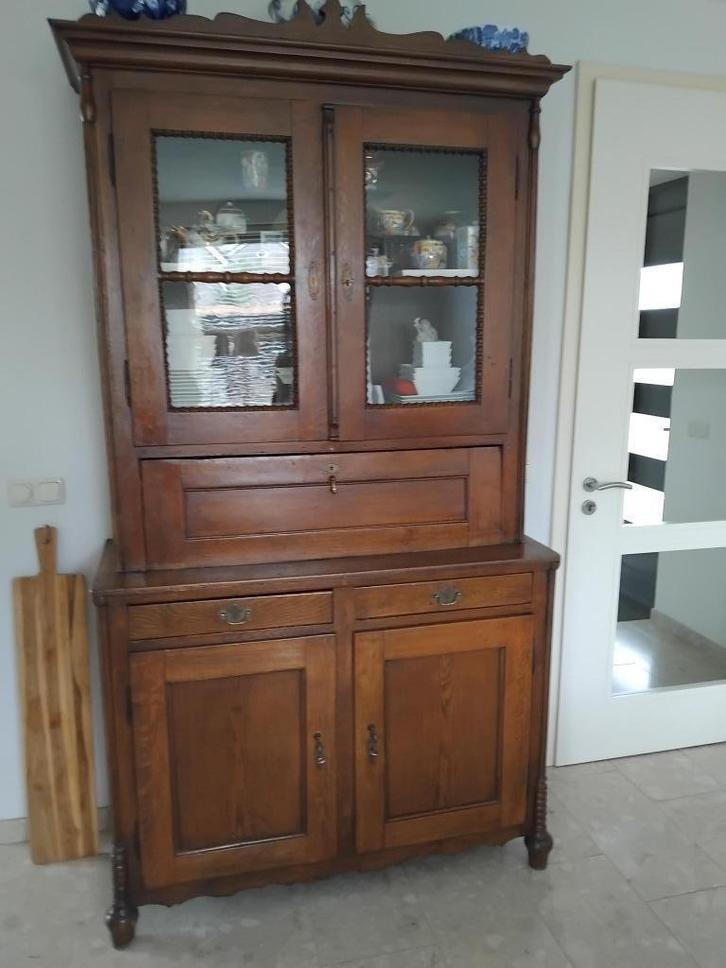 Antiek keuken buffet, Huis en Inrichting, Kasten | Buffetkasten, Gebruikt, Minder dan 100 cm, 100 tot 150 cm, 25 tot 50 cm, Met lade(s)