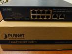 Planet GSD-1008HP 8-poorts 1 GB Switch met PoE, Computers en Software, Netwerk switches, Ophalen of Verzenden, Zo goed als nieuw