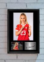 Alisha Lehmann fotolijst. Handtekening! Cadeau-idee., Ophalen of Verzenden, Zo goed als nieuw