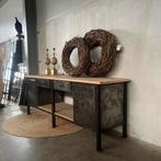 Oude werkbank, stalen dressoir, keuken, toonbank, vintage, Ophalen